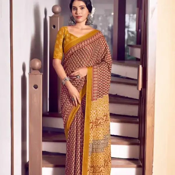 Printed Cotton Saree