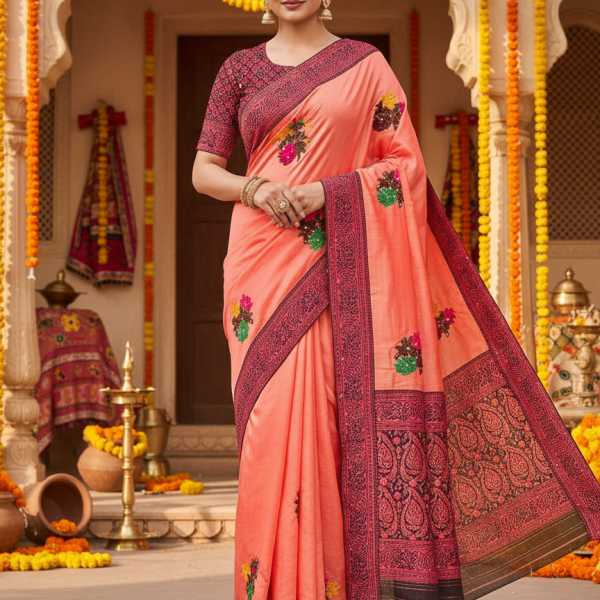 Exclusive Fancy Georgette Saree