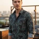 TENAX MENS PRINTED SHIRT