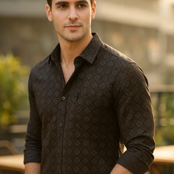 Men's Printed Stylish Shirt