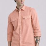 Casual Shirts for Men with Spread Collar, Full Sleeves