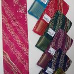 Women's Self Design Bandhani Cotton Blend Saree