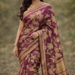 Women's Floral Printed Georgette Saree