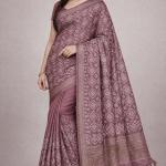 Women's Cotton Saree With Unstitched Blouse Piece