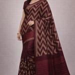 Women's Cotton Saree With Unstitched Blouse Piece