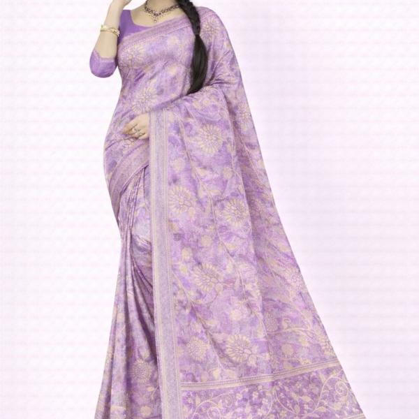Georgette Printed Sarees for Women with Blouse Piece