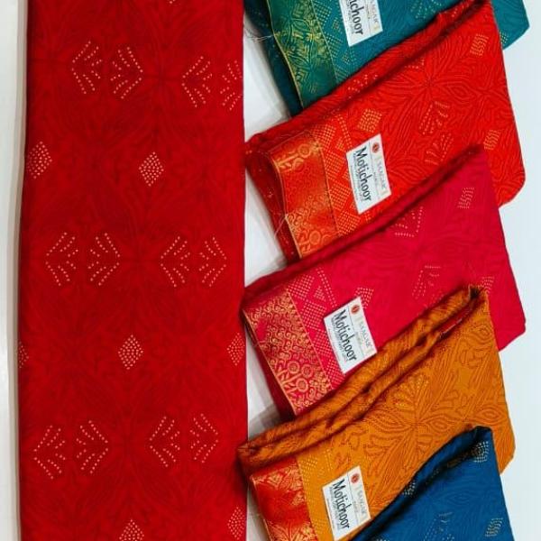 Georgette Printed Sarees for Women with Blouse Piece(SINGLE SAREE)