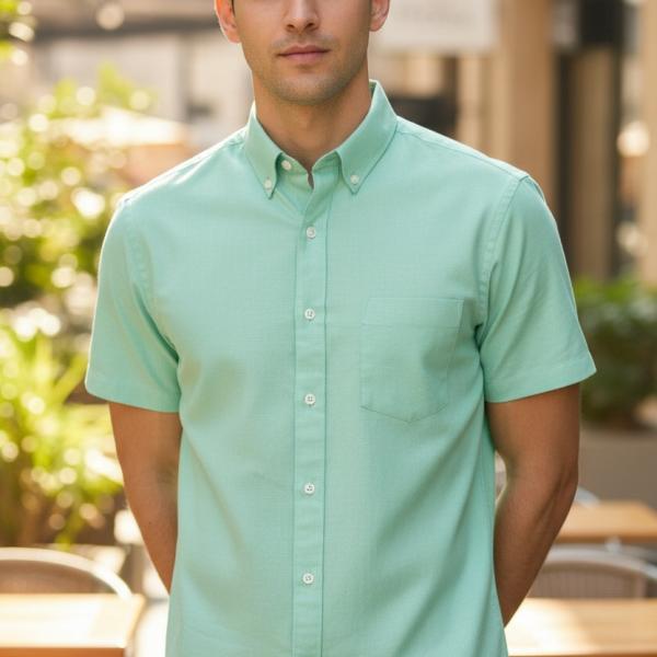 Men's Casual Washed Cotton shirt