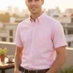 Men's Casual Washed Cotton shirt