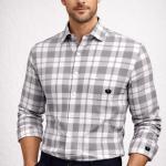 Premium Men's Stylish Check Shirt-Regular Fit