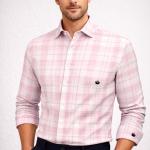 Premium Men's Stylish Check Shirt-Regular Fit