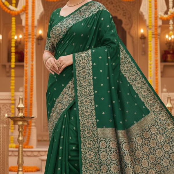 women Takshashila Paithani Style Saree