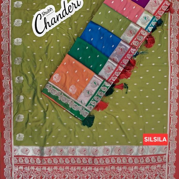 Women Pure Chanderi Silk saree