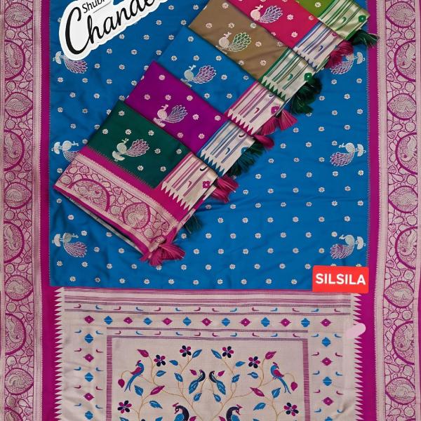 Women Pure Chanderi Silk saree