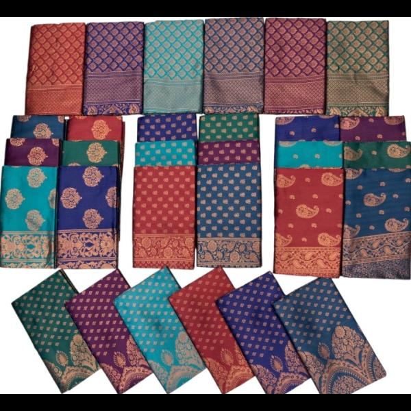 woman  jacquard  cotton-silk blend saree