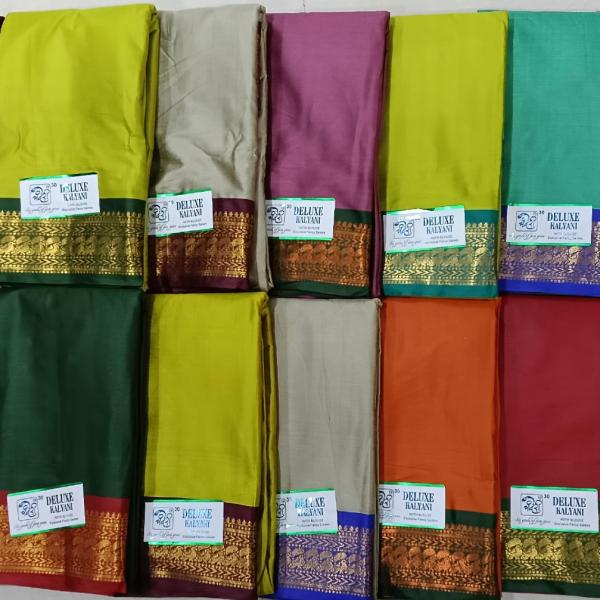 Women's Cotton Silk  Saree With Blouse Piece