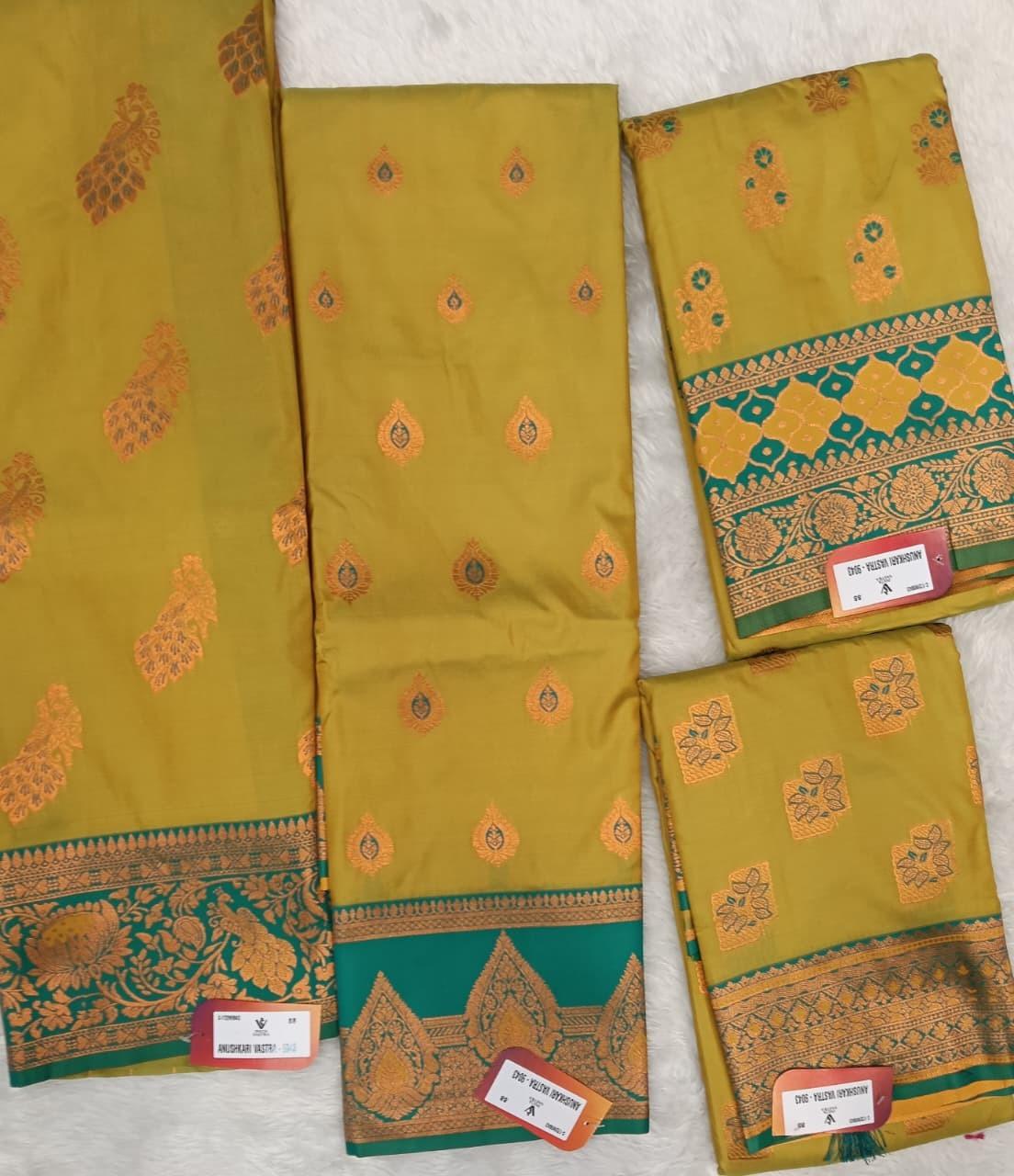 Women's CHANDERI ANUSHKARI VASTRA silk Saree