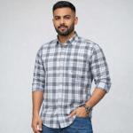 Premium Men's Stylish Check Shirt-Regular Fit