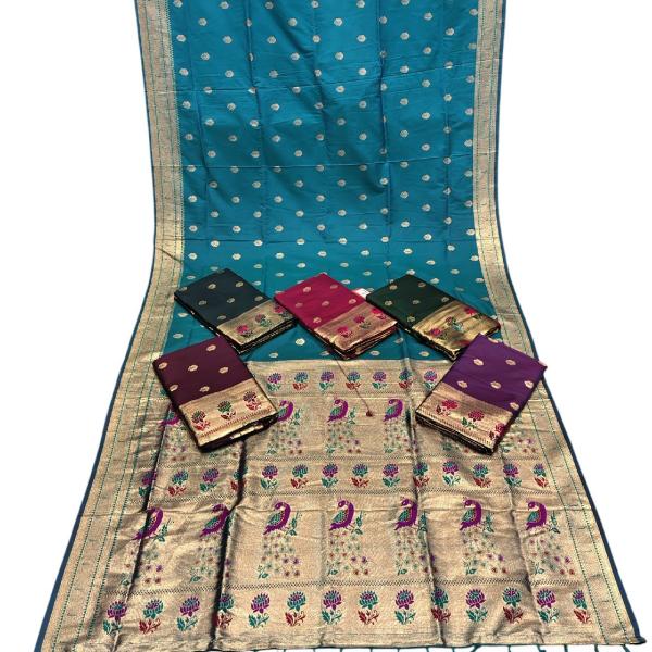 PREMIUM PANIPURI PAITHANI SILK SAREE