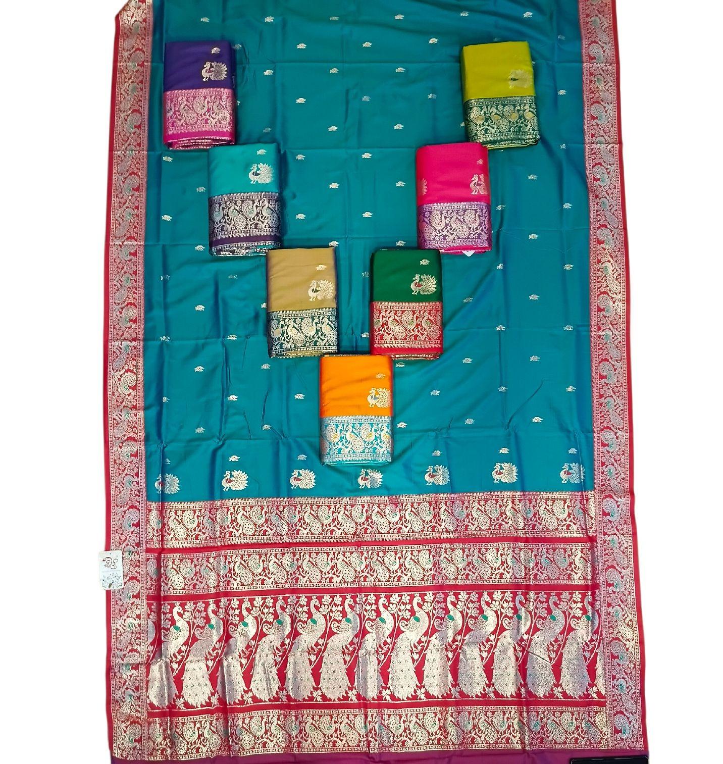 Bomkai silk Premium Look SAREE