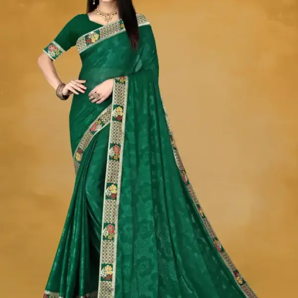  JAY AMBEY FABRICS NEW PARTY WEAR DESIGNER SAREE