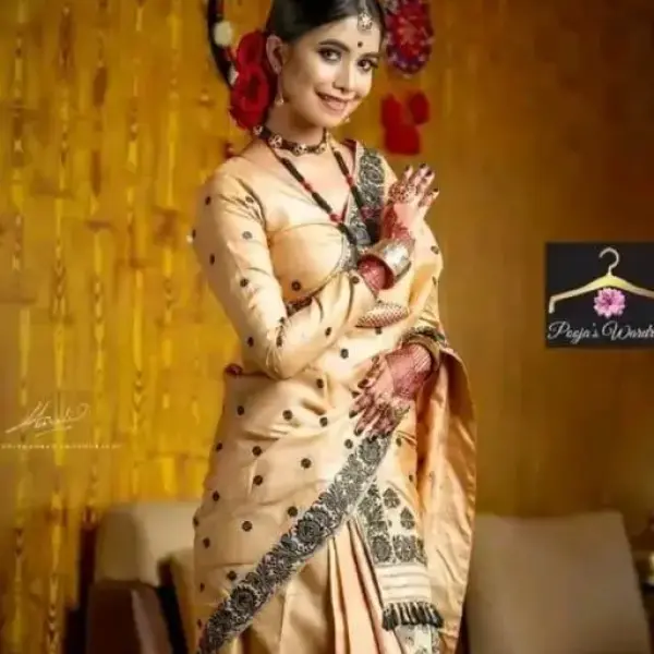  Mix POLY Mekhela Sador Assamese MEKHELA SADOR MEKLA CHADAR JURA MEKEHLA