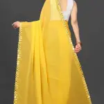 NEW FENCY GEORGETTE CUT WORK SAREE