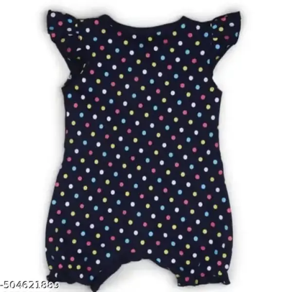 Baby Black Cotton Sleep Suit Romper Body Jumpsuti Body Suit for Boys and Girls Set