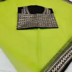 Women's FANCY MIRROR Saree