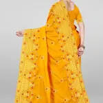Embroidered Bollywood Art Silk Saree