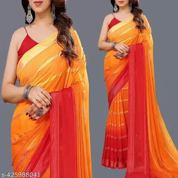 Radhya Sarees Women's Satin Saree