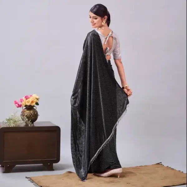 Women's Stone Work Saree