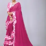 Georgette Saree With Blouse
