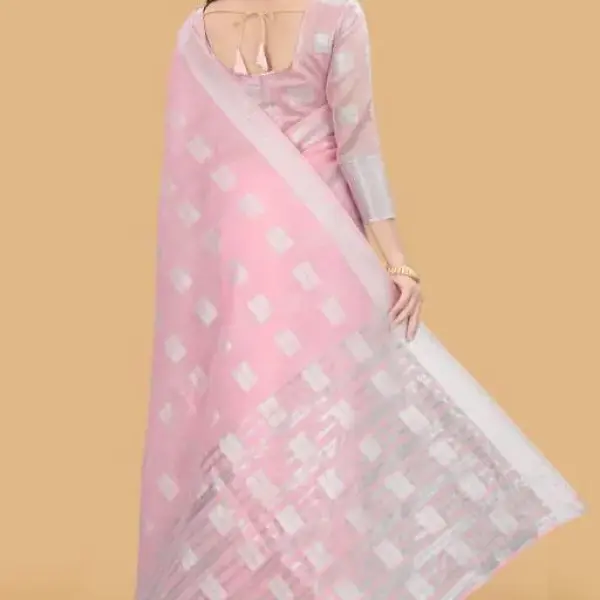  Arani Pattu Cotton Linen Silk Saree