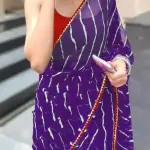 Women's Lehariya Printed Saree