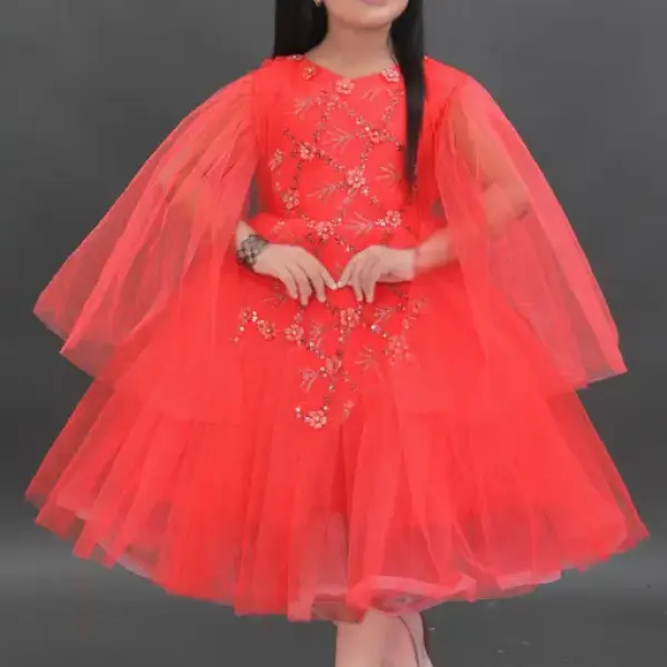 NEW FROCK||NEW DRESS Red