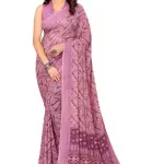 Women's Desinger Printed Trendy Georgette Saree