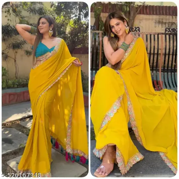 Women's Trending Georgette Saree