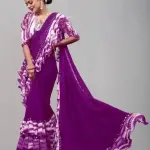 Printed Georgette Saree