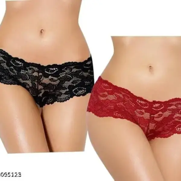 Women's Full Comfortable Net High Rise Pull On Panty