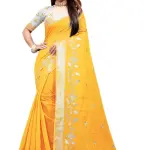  Chanderi Cotton Zari Work Saree