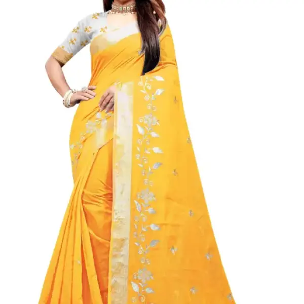  Chanderi Cotton Zari Work Saree