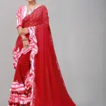 Printed Georgette Saree