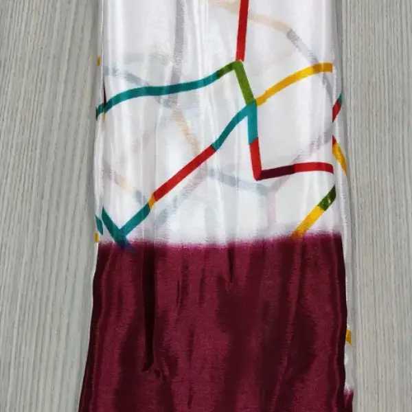 Satin silk printed saree