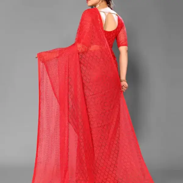  Designer Net Saree