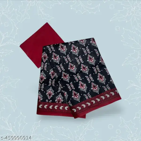  ETHNIC PURE COTTON MULMUL SAREE