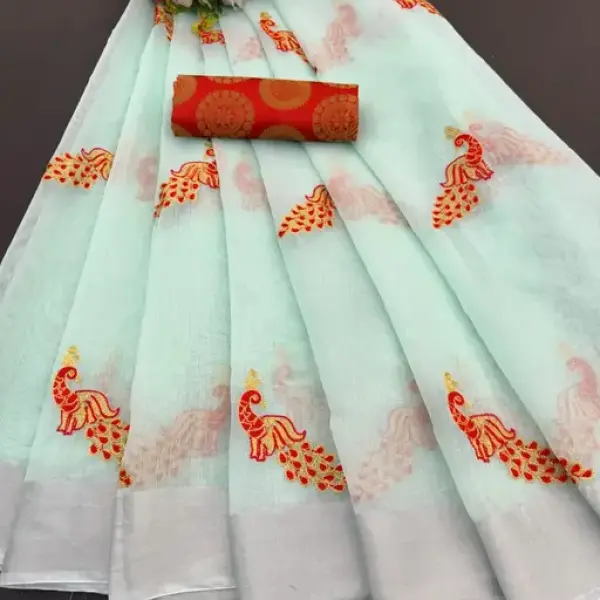  chanderi Cotton Fancy Daily Wear Saree