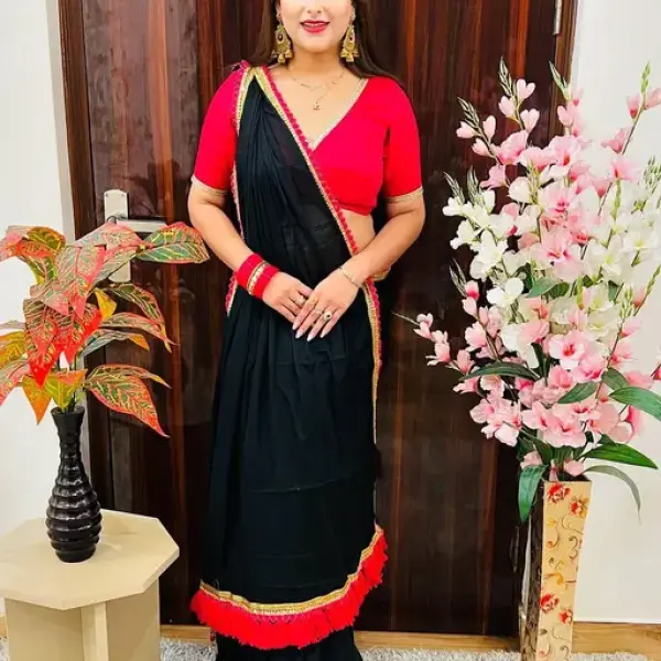 Trendy georgette saree