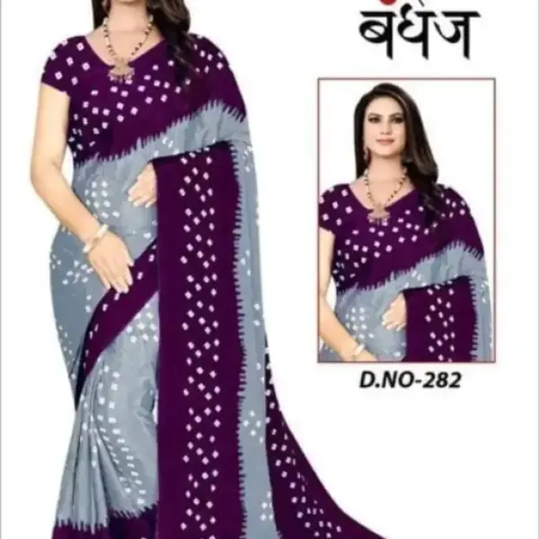 Best silk printed saree