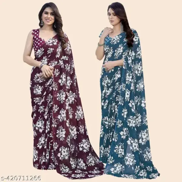  Radhya Saree daily wear printed georgette saree